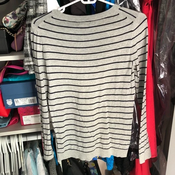 J Crew Puppy Stripes Lightweight Sweater • Size XS - Picture 4 of 6